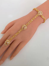 Gold Polki Hath Paan/Bracelet/Haath phool/Hathh Panja/finger Hand bracelet/Bridal Jewelry/hand harness/Indian Hand Jewelry/wedding jewelry