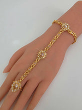 Gold Polki Hath Paan/Bracelet/Haath phool/Hathh Panja/finger Hand bracelet/Bridal Jewelry/hand harness/Indian Hand Jewelry/wedding jewelry