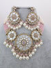 Pink Pearl Kundan Necklace/Bollywood Jewelry/Indian bridal Kundan necklace/indian Pakistani Punjabi wedding jewelry