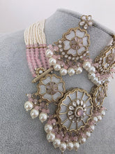 Pink Pearl Kundan Necklace/Bollywood Jewelry/Indian bridal Kundan necklace/indian Pakistani Punjabi wedding jewelry
