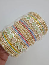 Bollywood Style Indian Fancy Bangles/Punjabi bangles Set/Bridal bangles/Wedding bangles/Pakistani bangles/Festive bangles/Stone Bangles