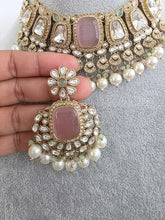 Mintpink Antique Polki Kundan necklace set/Antique necklace Set/Indian Jewelry/Pakistani Jewelry set/Wedding necklace/Bridal necklace/Indian