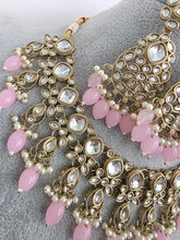 Pink Kundan Necklace Set/ Kundan Choker/ Bollywood Jewelry/ Indian jewelry/ Pakistani necklace/ punjabi/bridal necklace/indian wedding