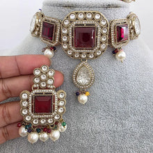 Multi pearl Kundan choker Necklace/Bollywood Jewelry/Indian bridal Kundan necklace/indian Pakistani Punjabi wedding jewelry