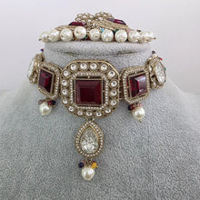 Multi pearl Kundan choker Necklace/Bollywood Jewelry/Indian bridal Kundan necklace/indian Pakistani Punjabi wedding jewelry