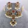 Navratan Moissanite Polki Kundan Necklace/Kundan choker Necklace/Indian Celebrity/Indian Pakistani Wedding Jewelry
