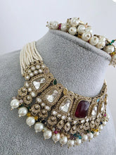 Navratan Multi Polki Kundan necklace set/Antique necklace Set/Indian Jewelry/Pakistani Jewelry set/Wedding necklace/Bridal necklace/Indian