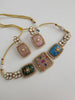 Multi Kundan Inlay Work Heritage choker Set/ Sabyasachi Kundan Choker/Bollywood Indian jewelry/Pakistani necklace/punjabi/Indian wedding