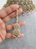 Pink Antique Polki CZ Stones Choker Necklace, Polk Necklace, Indian jewelry, Pakistani necklace, punjabi necklace, bridal wedding