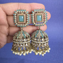 Antique Polki kundan Jhumka/stone Jhumka/Indian Jewelry/Pakistani Jewelry/Punjabi Jewelry/Statement earrings/Bridal earring/Indian wedding