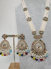 Multi Long Antique Polki Necklace/Indian Long Necklace/Pakistani Necklace\ Mala/Indian Jewelry/Punjabi Jewelry/Indian Wedding/Rani Haar