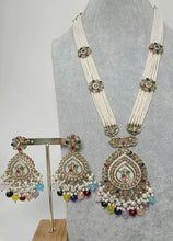 Multi Long Antique Polki Necklace/Indian Long Necklace/Pakistani Necklace\ Mala/Indian Jewelry/Punjabi Jewelry/Indian Wedding/Rani Haar