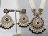 Black Long Antique Polki Necklace/Indian Long Necklace/Pakistani Necklace\ Mala/Indian Jewelry/Punjabi Jewelry/Indian Wedding/Rani Haar