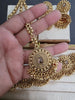 One Gram Antique Gold Choker Necklace/Punjabi necklace with Jhumka, Tikka, and Passa /Wedding necklace/Gold Necklace/Indian necklace