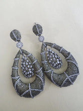 Olive CZ Nano Korean Diamond earrings/diamond earrings/Indian/Pakistani/Bollywood/CZ earrings/AD earrings/Statement earrings/Gift for her