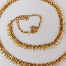 Antique Gold Pearl Belly Chain/Bridal Belly chain/Vaddanam/Kamarpatta/South Indian Jewelry/tagdi/Indian waist belt/jewelry belt/Kamarbandh