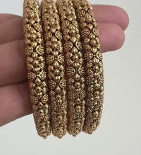 Indian Gold bangles, Temple Jewelry, South indian bangles, Kada bangles, Indian Jewelry, pakistani jewelry