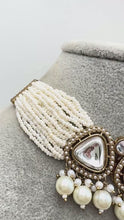 White Pearl Kundan necklace set/Kundan Choker Necklace/Statement necklace/Indian/Punjabi Necklace/Pakistani Jewelry/Bridal necklace