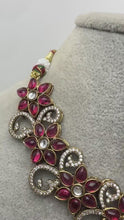 Ruby Kundan Necklace, Bollywood Sabyasachi Necklace, Designer Necklace, Indian Pakistani, Kundan necklace, Indian Pakistani Jewelry IndianJewelTrends 4.5 out of 5 stars
