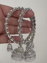 Bollywood Style Silver Mirror Pearl Bangles Set/Punjabi Mirror chuda bangles set/Bridal bangles/Statement/Indian Wedding /Chuda Set
