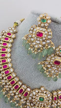 Ruby Green Finest Polki Kundan Indian Bridal Necklace, Wedding necklace,Fine kundan jewelry,Pakistani Jewelry, Indian Jewelry,Bridal Jewelry