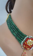 Green meenakari Kundan Necklace/Rajwadi Kundan choker/Indian necklace/Indian jewelry/Pakistani Jewelry/Punjabi Jewelry/bridal necklace
