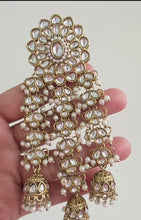 Ambada Kundan Hair Juda Choti Clip/Braid Clip/Indian Bridal Choti Pin /Kundan Hair accessories/Indian Wedding/Bridal Kundan Hair accessories
