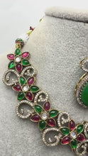 RubyGreen Kundan Necklace, Bollywood Sabyasachi Necklace, Designer Necklace, Indian Pakistani, Kundan necklace, Indian Pakistani Jewelry