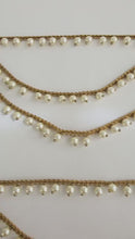 Antique dull Gold pearl Ear Chain/Sahare/Pearl kaan chain/Earring support chain/Indian Jewelry/Pakistani Jewelry/Bahubali Kaan sahara