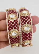 Ruby Tyaani premium kundan gold plated openable Single bangle/Statement Kada/Designer,Celebrity/Bridal /Indian Wedding/Pakistani/Punjabi