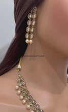 Polki kundan necklace indian jewelry pakistani jewelry kundan necklace set indian wedding jewelry bridal necklace set statement jewelry
