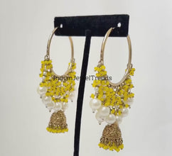 Antique Traditional hoop Jhumka earrings/Hoop earrings/Indian Jewelry/Pakistani/Punjabi Jewelry/Statement earrings/Bridal earring/wedding