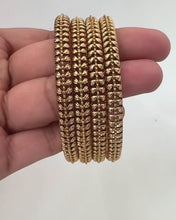 Indian Gold bangles, Temple Jewelry, South Indian bangles, Kada bangles, Indian Jewelry, Pakistani jewelry, Set of 4 bangles