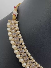 White Antique Polki Kundan Necklace, Kundan Choker, Indian jewelry, Pakistani necklace, punjabi necklace, bridal, indian wedding