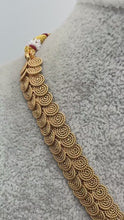 Antique Gold Necklace/South Indian Jewelry/Temple Jewelry/Wedding necklace/Bridesmaid Necklace/Indian necklace/Gift for her
