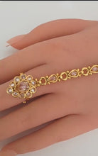 Gold Polki Hath Paan/Bracelet/Haath phool/Hathh Panja/finger Hand bracelet/Bridal Jewelry/hand harness/Indian Hand Jewelry/wedding jewelry